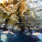 snorkeling towards golubinka cave