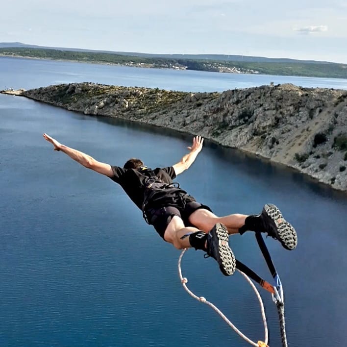 activities in zadar region - bungee jumping maselinca bridge