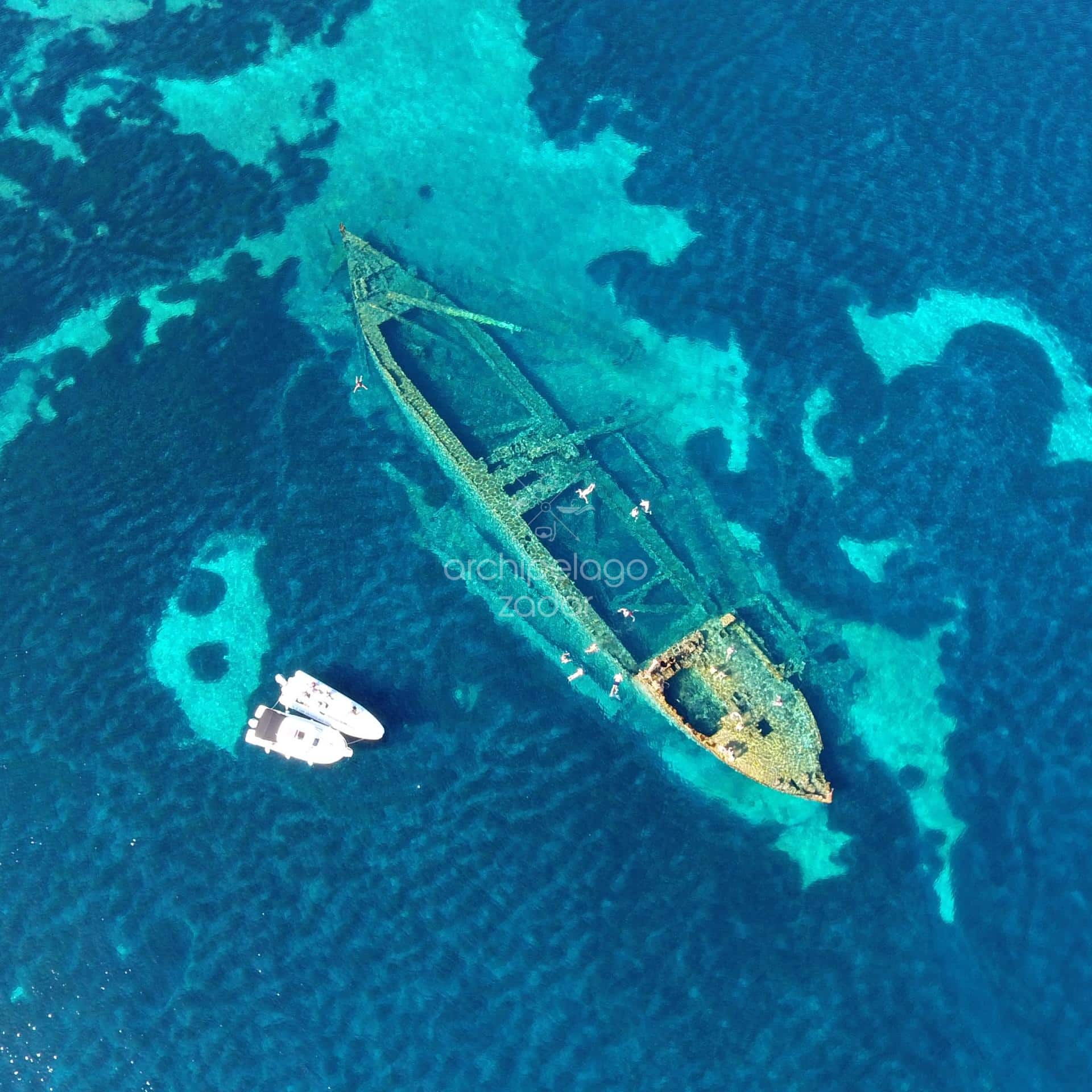 sunken ship snorkeling in Zadar