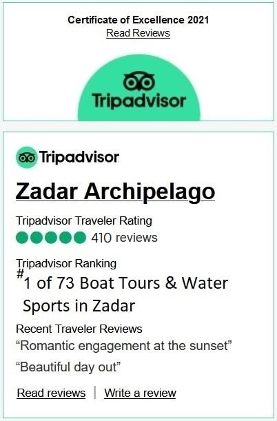 Zadar archipelago trip advisor widget