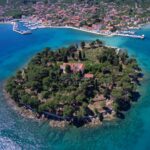 Galevac-island-monastery-aerial-view-molat-and-ugljan-boat-tour