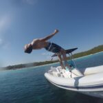 jumping-of-a-speedboat-on-a-kornati-boat-trip